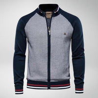 Men's Striped Knit Cardigan