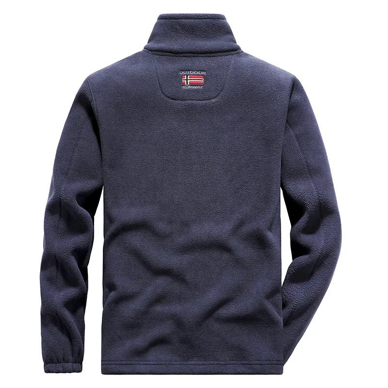 Men's Thick Polar Fleece Jacket – Warm & Durable