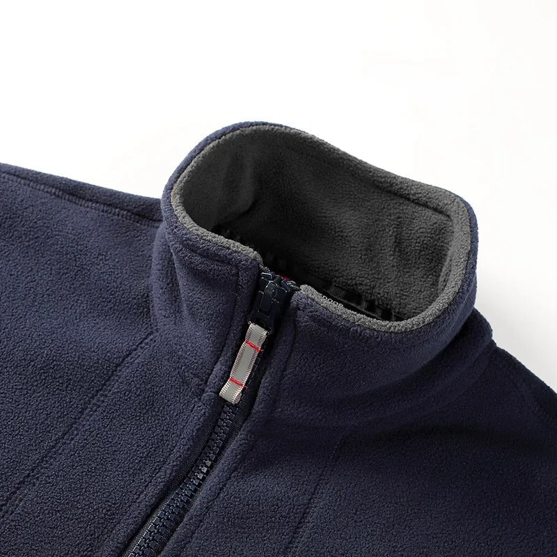 Men's Thick Polar Fleece Jacket – Warm & Durable
