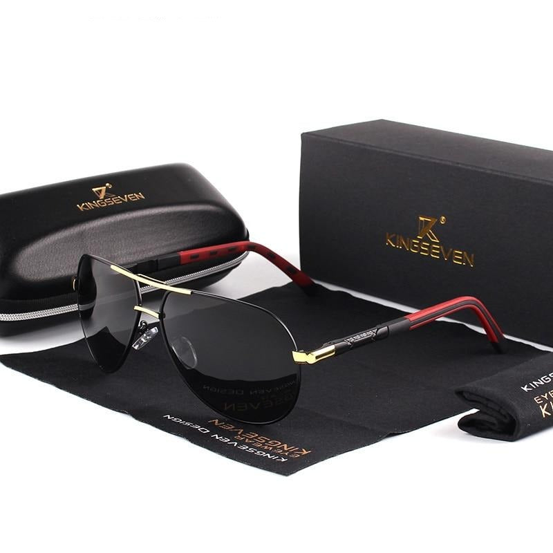 Men's Vintage Aluminum Polarized Sunglasses