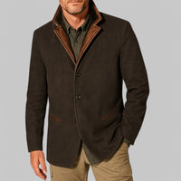 Men's Vintage Autumn Blazer – Classic Field-Style Jacket