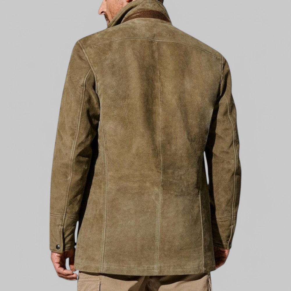 Men's Vintage Autumn Blazer – Classic Field-Style Jacket