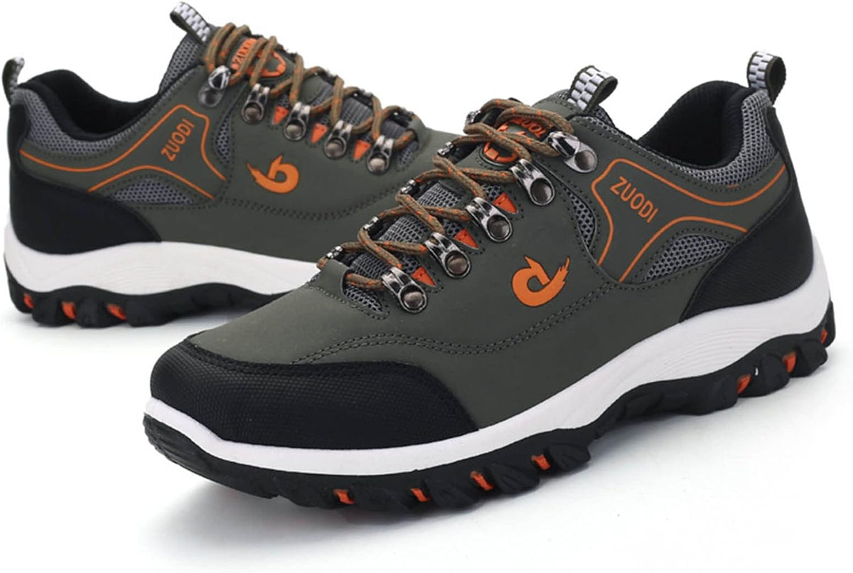 Men's Water-Resistant Hiking Shoes with Robust Sole