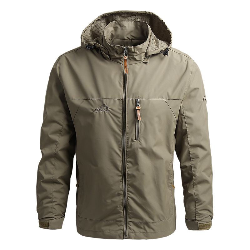 Men's Windproof Waterproof Military-Style Jacket