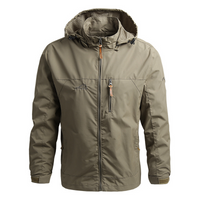 Men's Windproof Waterproof Military-Style Jacket