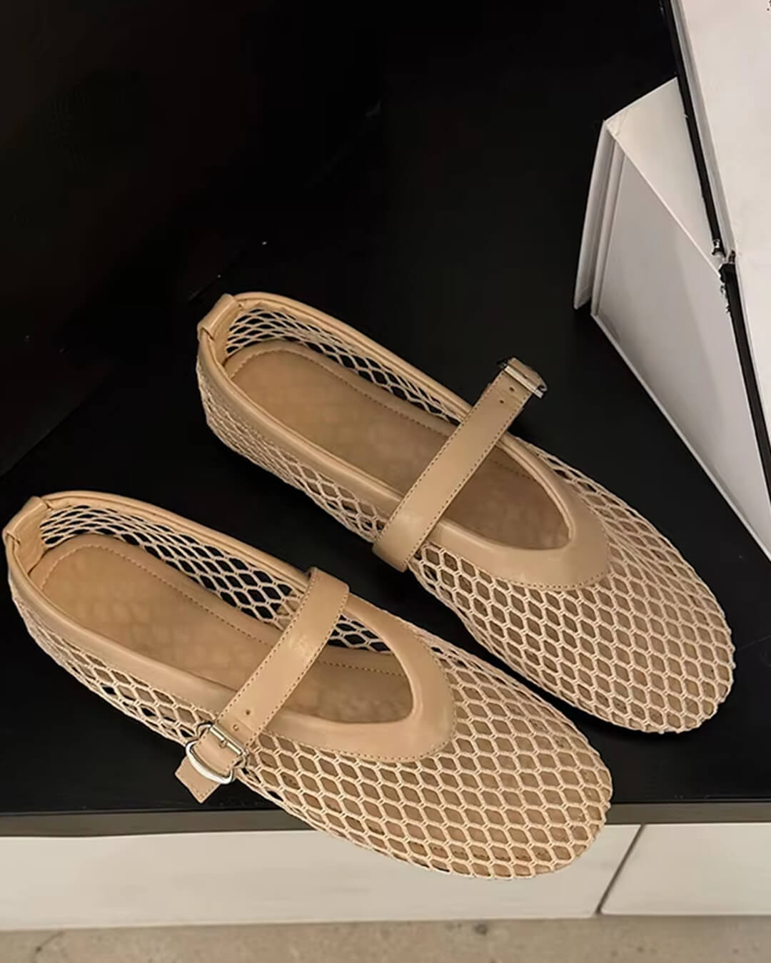 Mesh Ballet Flats