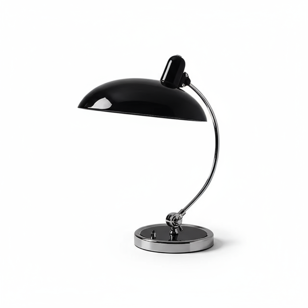 Metal Dome Table Lamp - Stylish Desk Light - Modern Bauhaus Design - Image 1