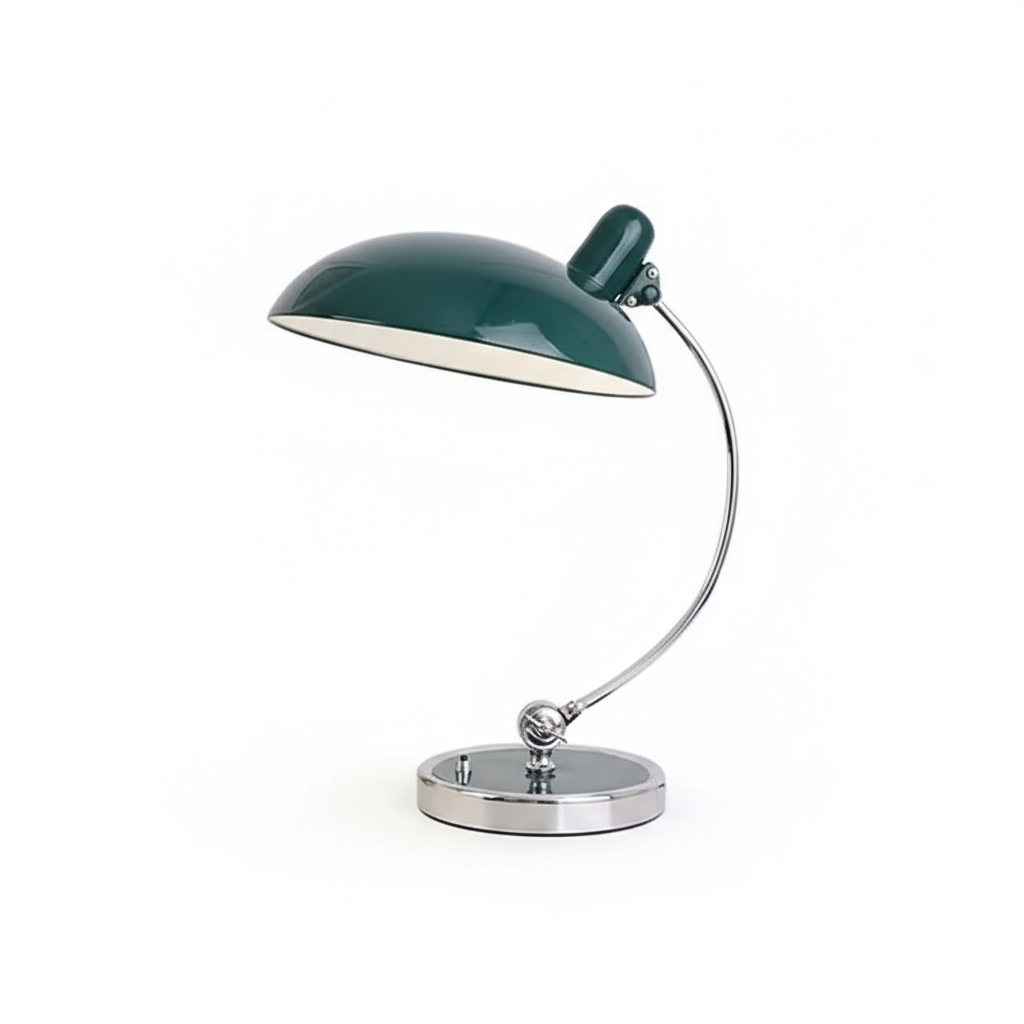 Metal Dome Table Lamp - Stylish Desk Light - Modern Bauhaus Design - Image 6