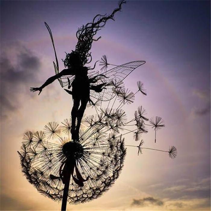 Metal Garden Ornament - Weather-Resistant and Handmade