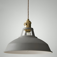Metal Pendant Light - Industrial Style Lighting Fixture - Dining & Kitchen Island