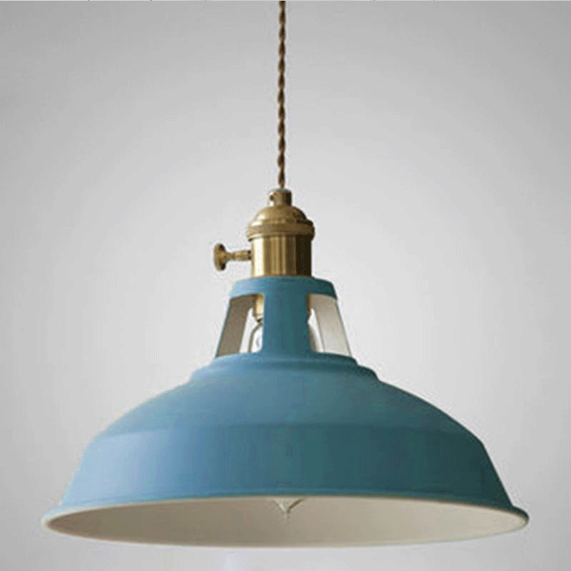 Metal Pendant Light - Industrial Style Lighting Fixture - Dining & Kitchen Island - Image 2