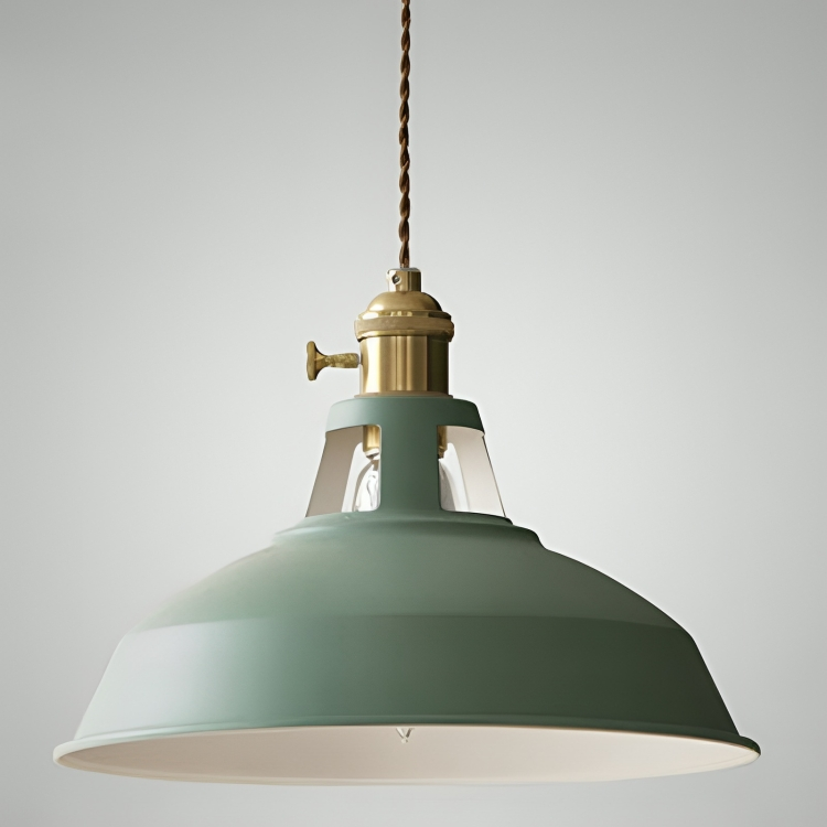 Metal Pendant Light - Industrial Style Lighting Fixture - Dining & Kitchen Island - Image 5