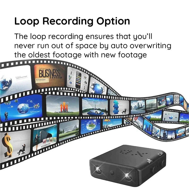 Micro HD Video Camera with Wi-Fi & Audio