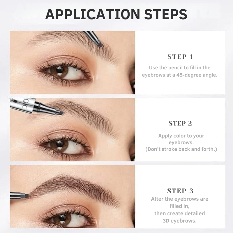 Microblading Eyebrow Pencil | 4-Tip | Waterproof