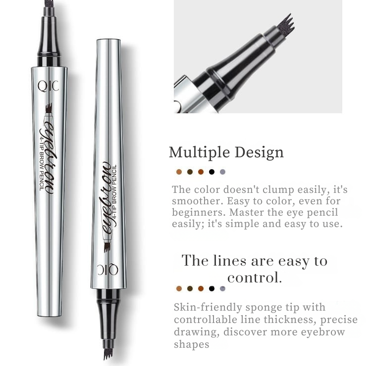 Microblading Eyebrow Pencil | 4-Tip | Waterproof