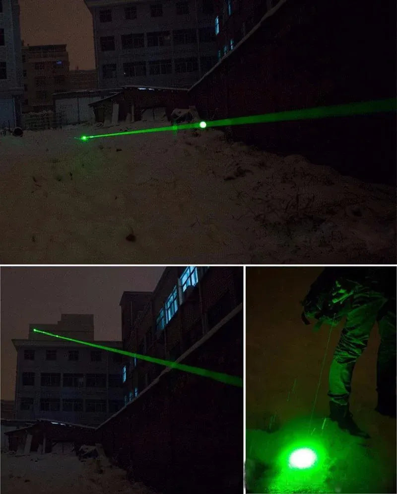 Military-Green Laser Pointer for Hunting and Emergencies