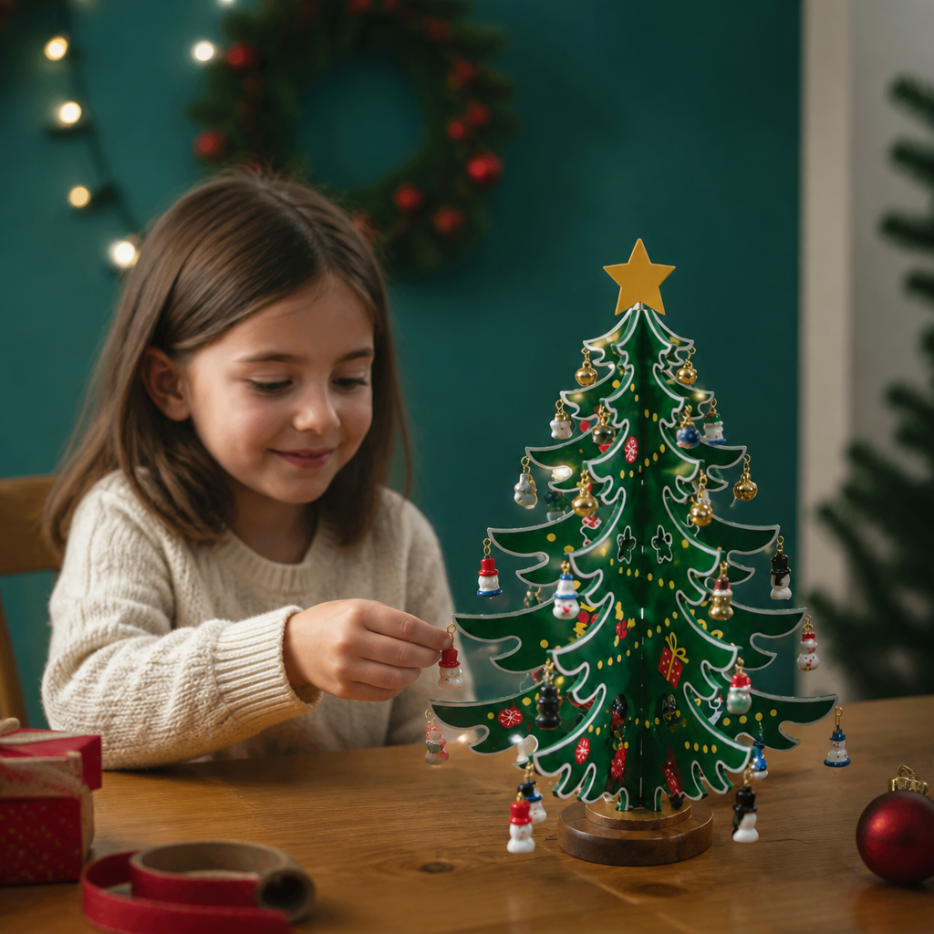 Mini Christmas Tree Ornament Advent Calendar – 24 Days Filled with Holiday Surprises