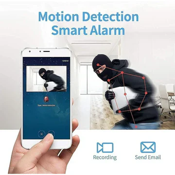 Mini Wireless Security Camera with HD Live Feed & Night Vision
