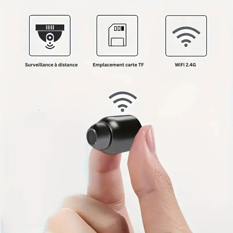 Mini Wireless Spy Camera - Secure HD Surveillance