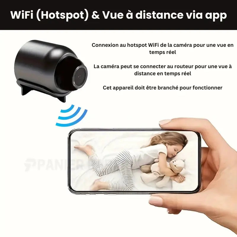 Mini Wireless Spy Camera - Secure HD Surveillance
