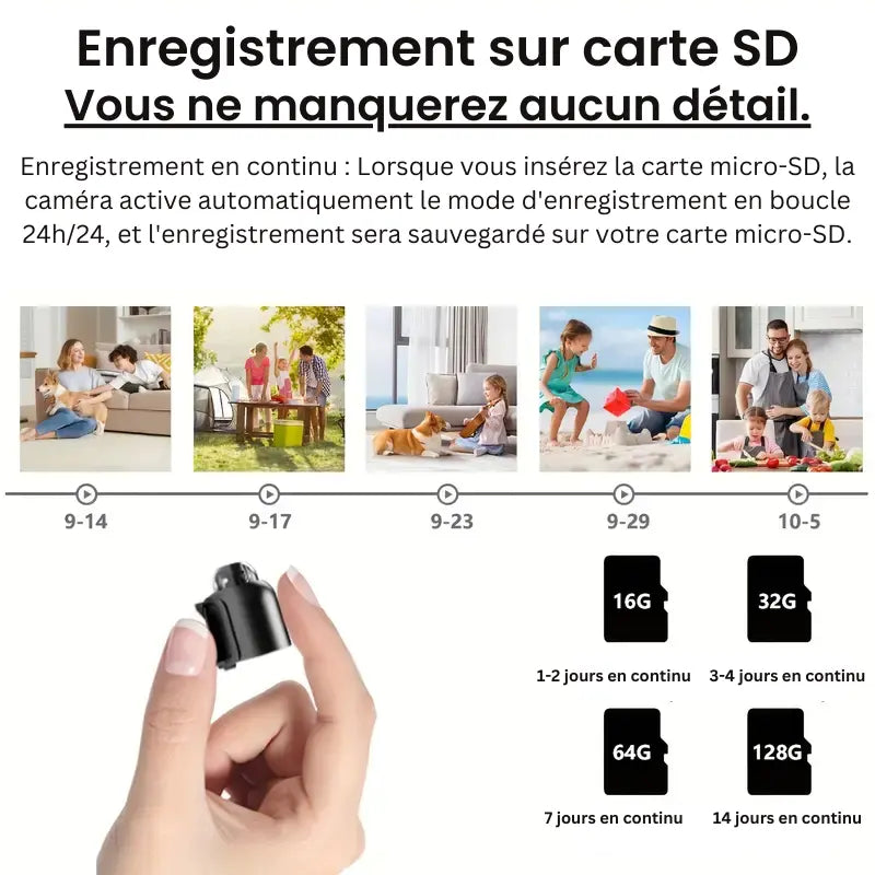 Mini Wireless Spy Camera - Secure HD Surveillance