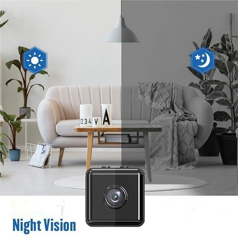 Mini Wireless WiFi Security Camera 1080P - Indoor/Outdoor App Control