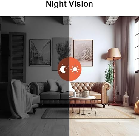 Mini Wireless WiFi Security Camera 1080P - Indoor/Outdoor App Control