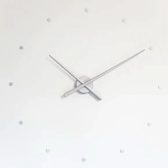 Minimalist Black Modern Wall Clock 40cm