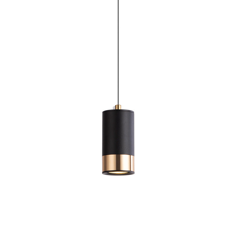 Minimalist Cylinder Pendant Light - Aluminium & Iron - Modern Style - Image 1