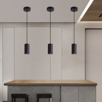 Minimalist Cylinder Pendant Light - Aluminium & Iron - Modern Style