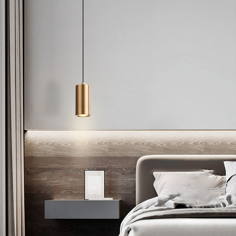 Minimalist Cylinder Pendant Light - Aluminium & Iron - Modern Style - Image 3