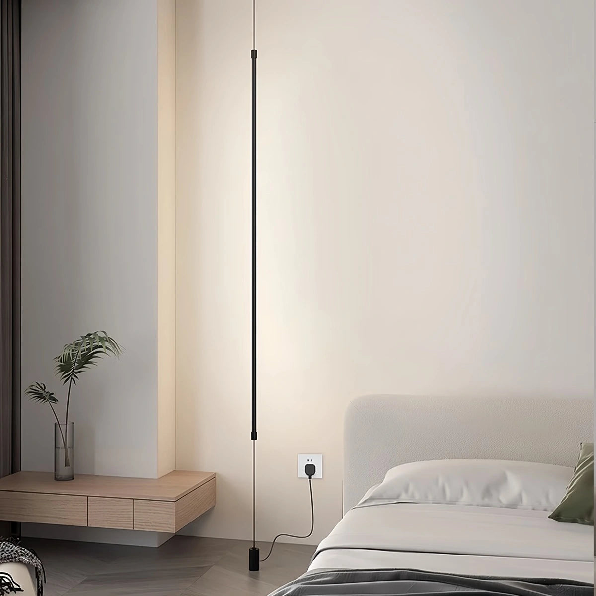 Minimalist LED Floor-to-Ceiling Lamp - Modern Living Room Lighting - Image 3