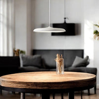 Minimalist LED Pendant Light - Scandinavian Style - Round Lamp for Dining & Living Room