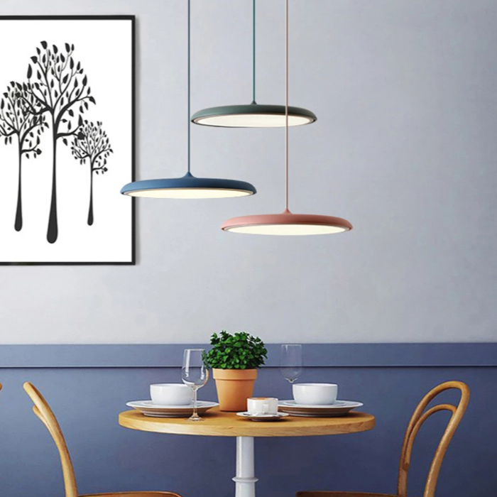 Minimalist LED Pendant Light - Scandinavian Style - Round Lamp for Dining & Living Room - Image 4