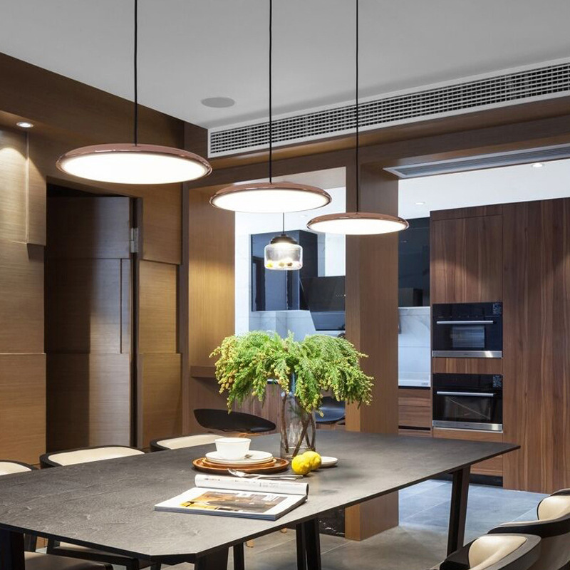 Minimalist LED Pendant Light - Scandinavian Style - Round Lamp for Dining & Living Room - Image 5