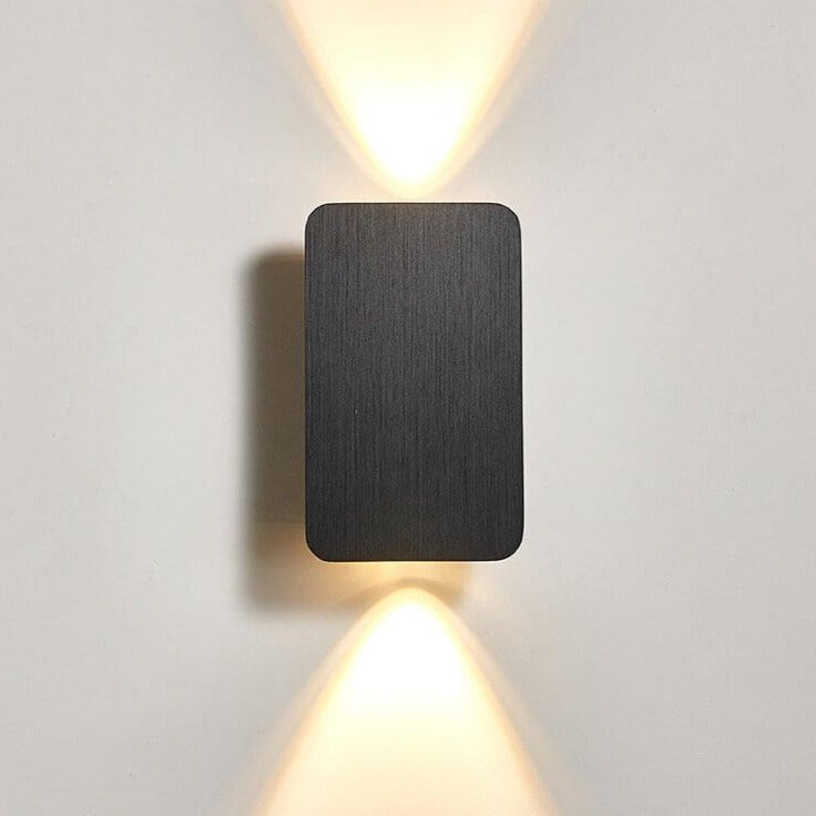 Minimalist Rectangular Wall Sconce - Glass and Aluminum LED Light - Stylish Nordic Design - Image 7