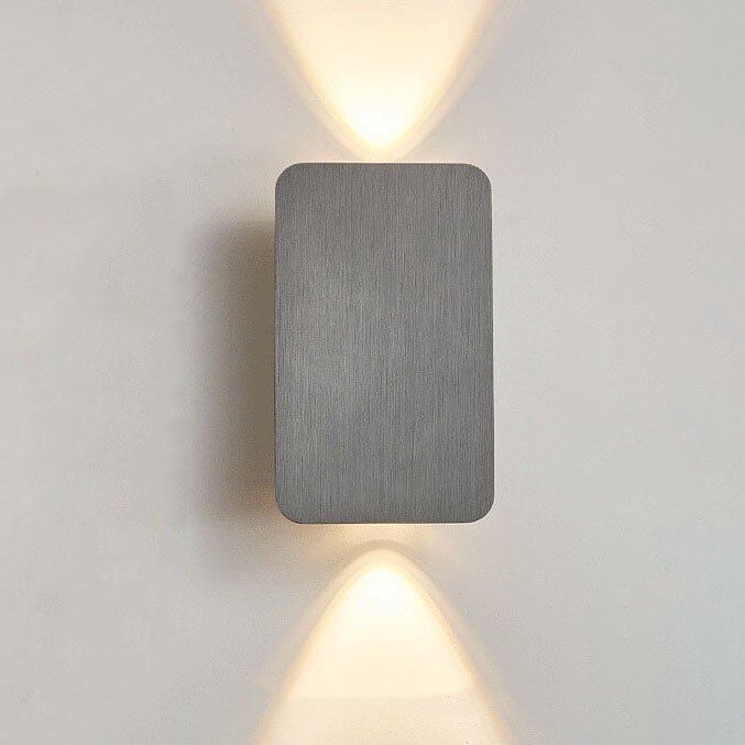 Minimalist Rectangular Wall Sconce - Glass and Aluminum LED Light - Stylish Nordic Design - Image 8