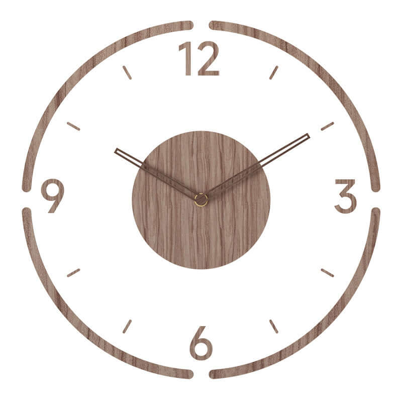 Minimalist Scandinavian Design Wooden Wall Clock
