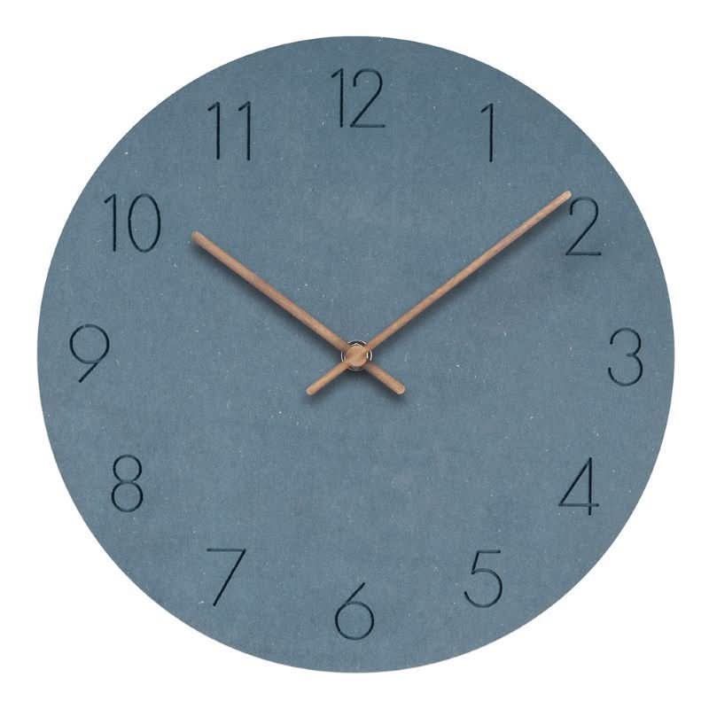 Minimalist Wall Clock - Scandinavian Style - Wooden Hands - Silent Movement - Home Decor - Image 4