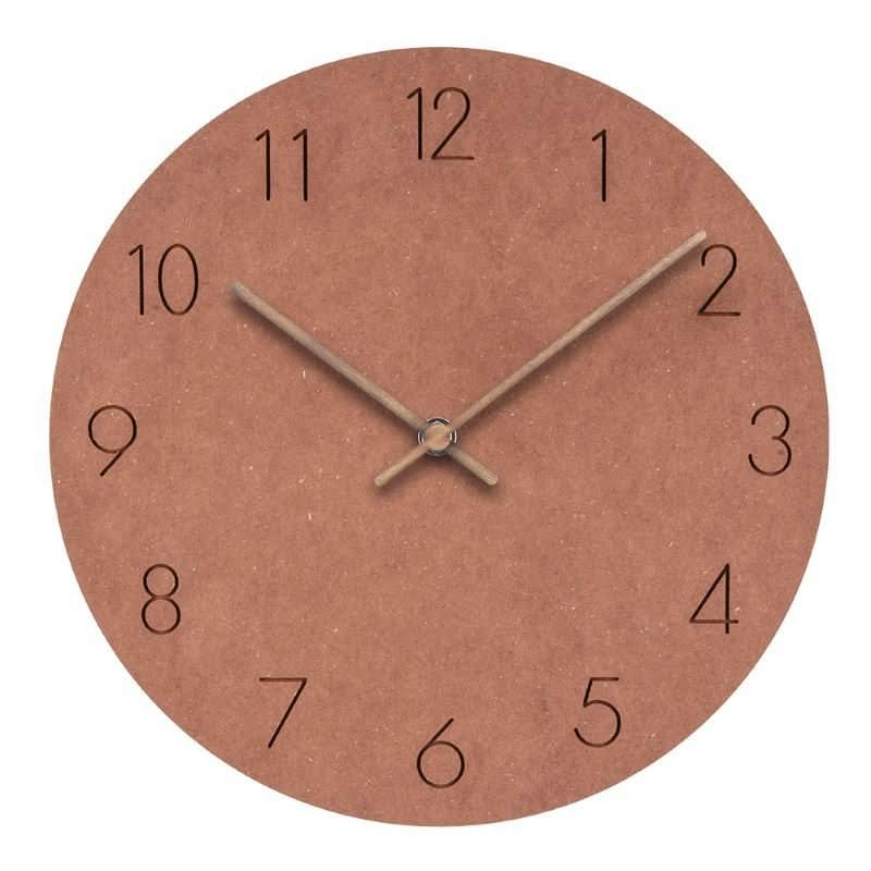 Minimalist Wall Clock - Scandinavian Style - Wooden Hands - Silent Movement - Home Decor - Image 9