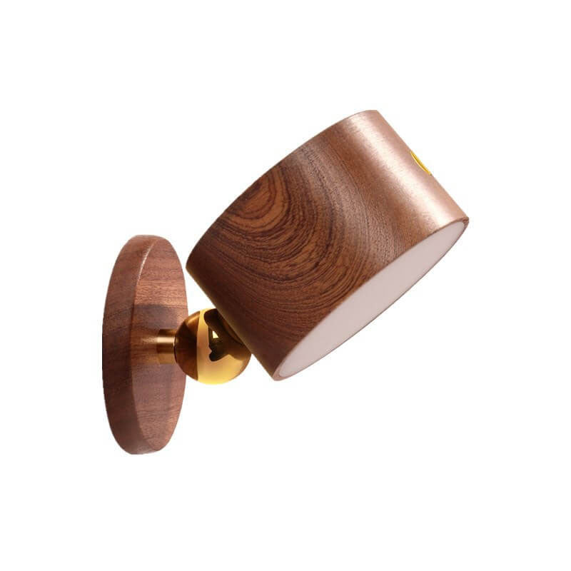 Minimalist Wooden Rechargeable LED Wall Light - Cordless Accent Lighting - Image 5