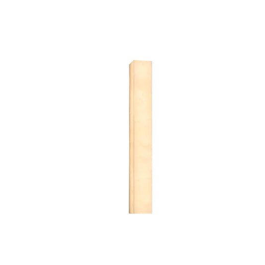 Modern Alabaster Outdoor Wall Light - Travertine Stone LED Cylindrical Sconce - 1-Light - Image 1