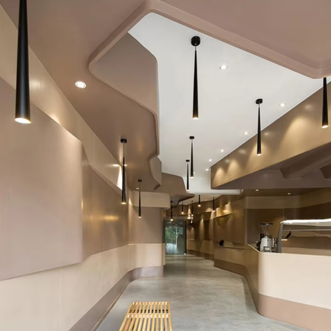 Modern Aluminium Cone Pendant Light - Contemporary Style Hanging Lamp - Image 4