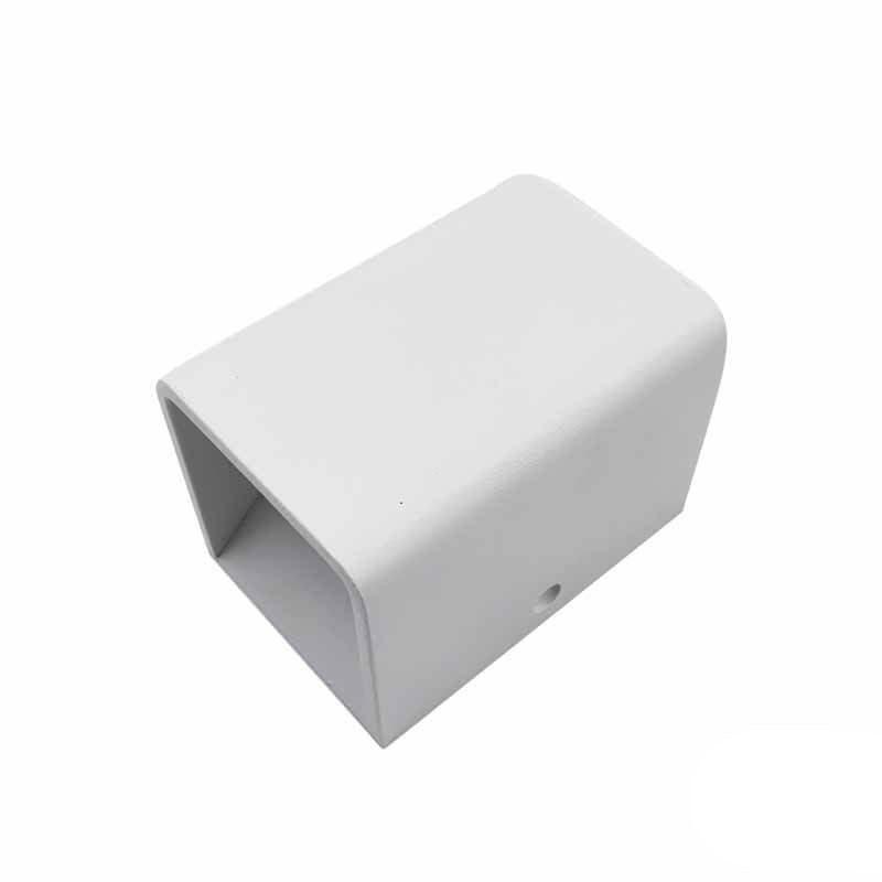 Modern Aluminium LED Wall Light - Square Accent Lighting - Remote Controlled 1-Light - Image 4