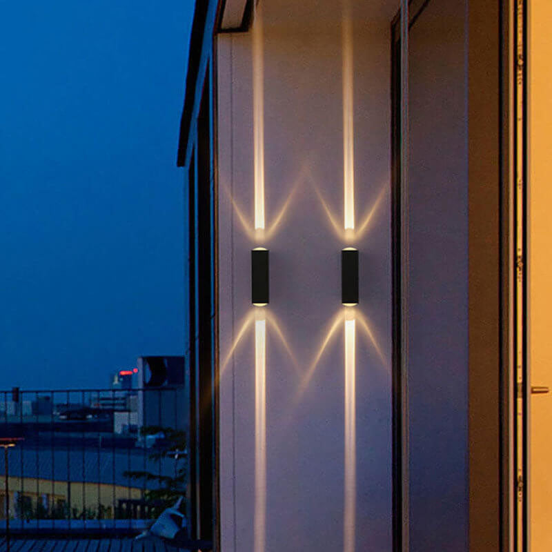 Modern Aluminium Outdoor Wall Light - Rectangular LED Sconce - Weatherproof Design - Image 1