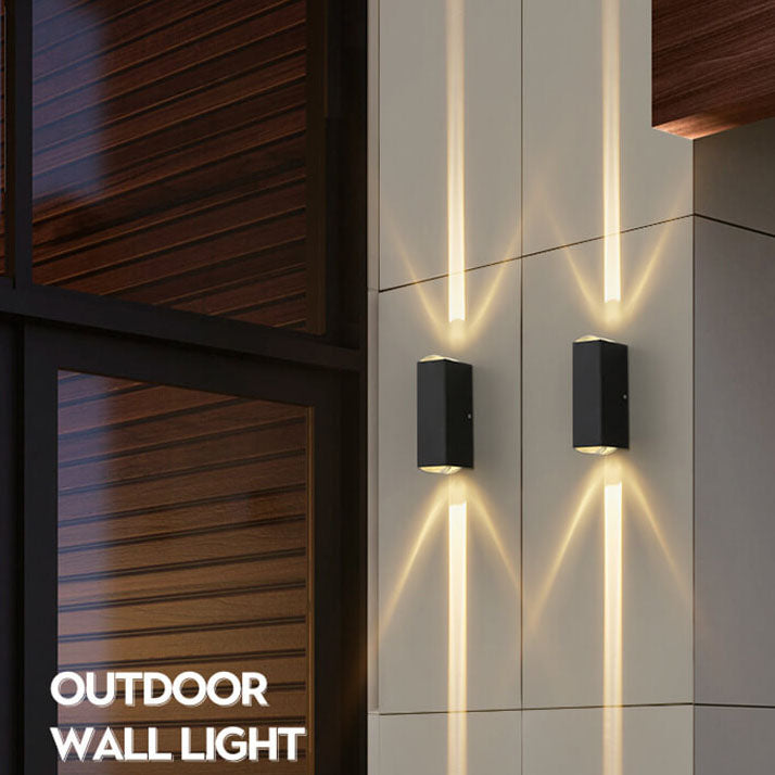 Modern Aluminium Outdoor Wall Light - Rectangular LED Sconce - Weatherproof Design - Image 5