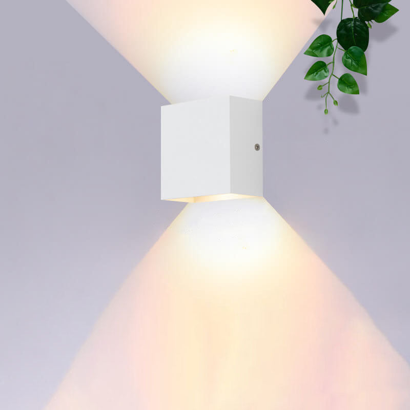 Modern Aluminum Cube LED Wall Light - Contemporary Wall Sconce - Image 5
