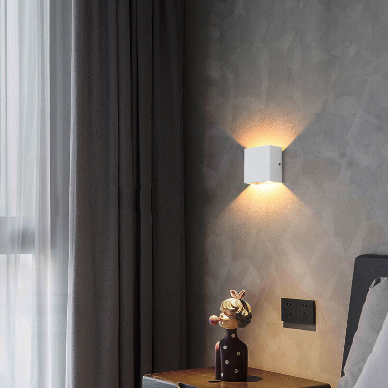 Modern Aluminum Cube LED Wall Light - Contemporary Wall Sconce - Image 6
