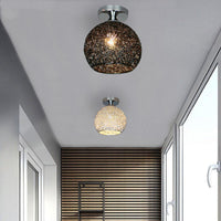 Modern Aluminum Dome Ceiling Light - Stylish Semi-Flush Mount Fixture
