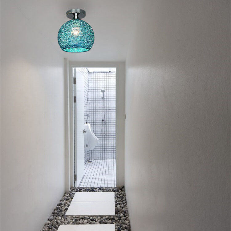 Modern Aluminum Dome Ceiling Light - Stylish Semi-Flush Mount Fixture - Image 8